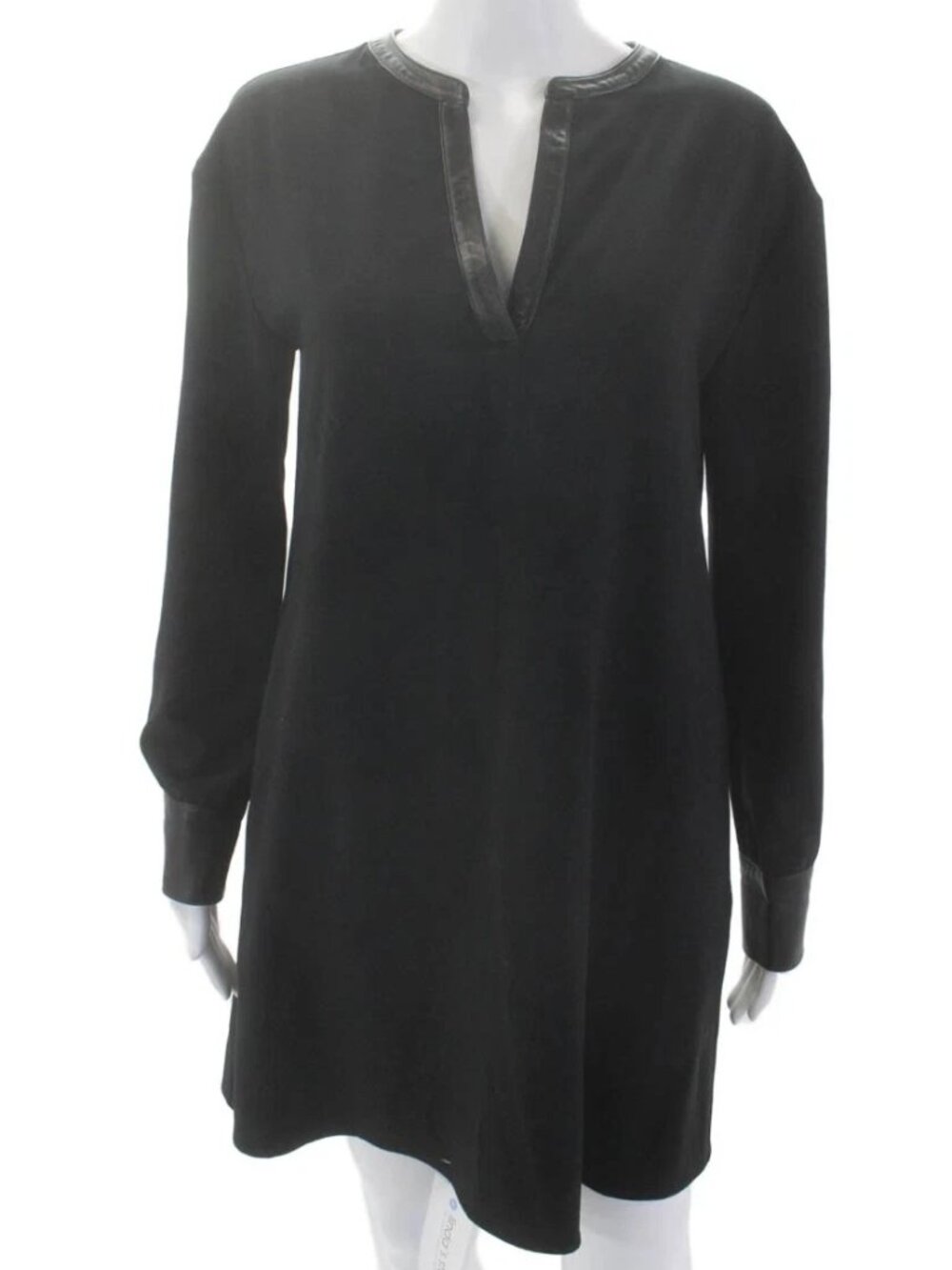 Theory Lady Long-Sleeved V-Neck Dress